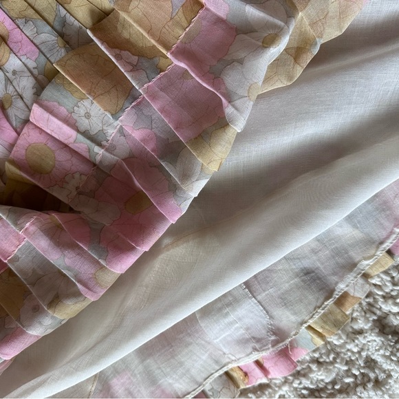 Vintage 60s floral pleated sundress - Picture 6 of 6